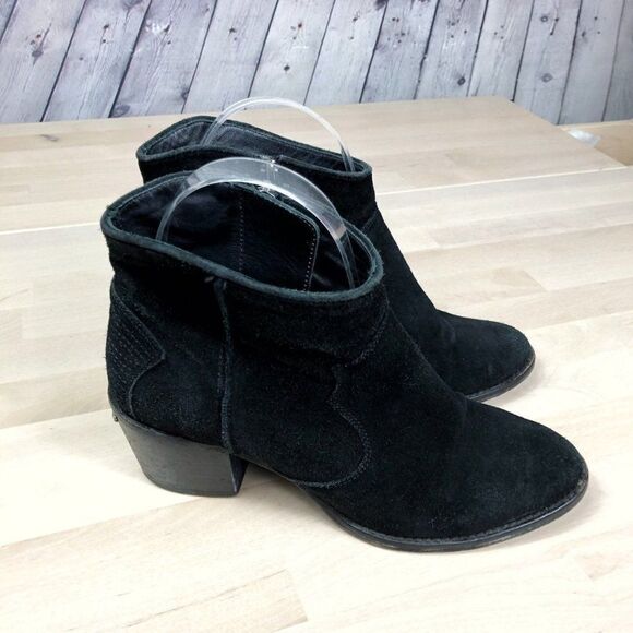 Zadig & Voltaire Molly Suede Zip Booties - Picture 6 of 9